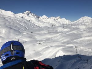 La Rosiere view towards La Thulle