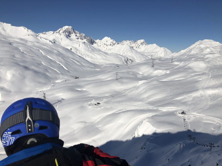 La Rosiere view towards La Thulle